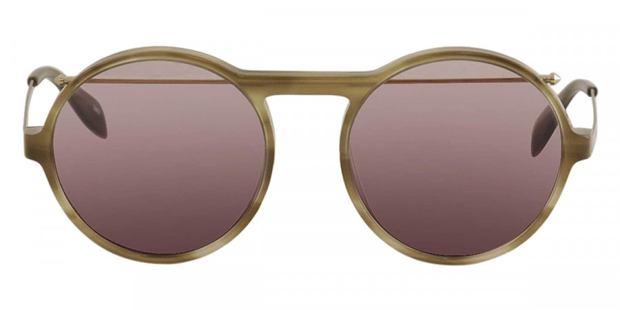 Alexander McQueen™ AM0192S 004 54 - Gold/Havana