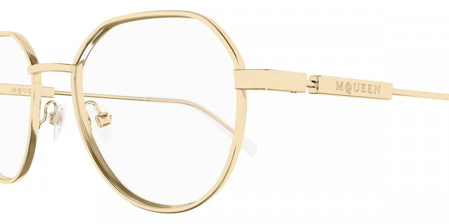 Color: Gold (002) - Alexander McQueen AM0479O00250