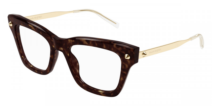 Color: Havana/Gold (006) - Alexander McQueen AM0484O00652