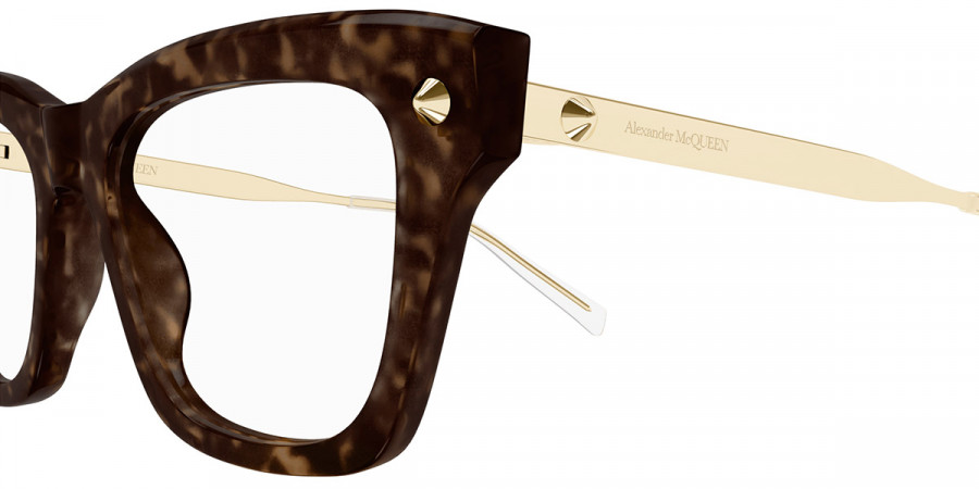 Color: Havana/Gold (006) - Alexander McQueen AM0484O00652