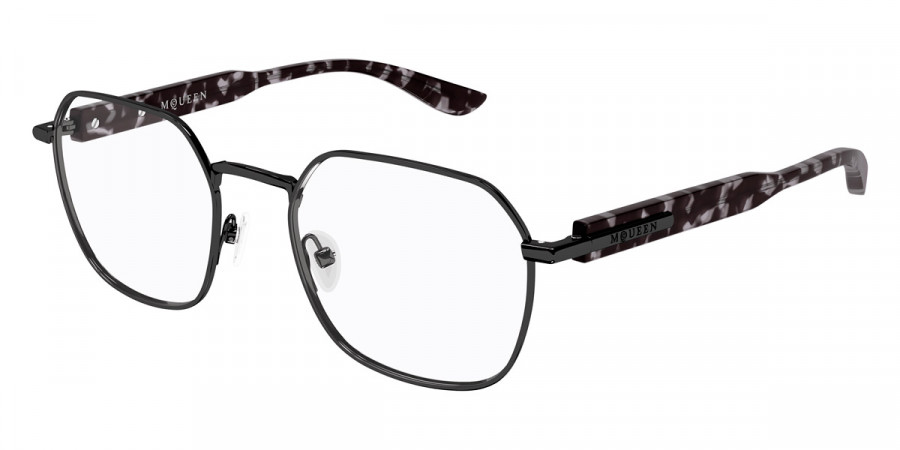 Color: Gunmetal/Havana (002) - Alexander McQueen AM0499O00252