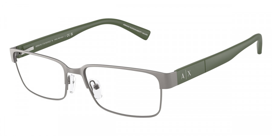 Armani Exchange™ AX1017 6045 54 - Matte Gunmetal/Matte Green