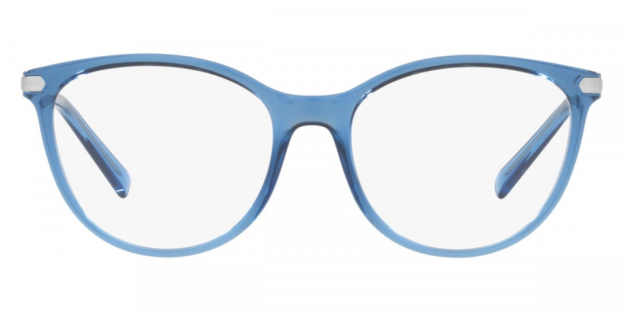 Armani Exchange™ AX3078 8238 53 Shiny Transparent Blue Eyeglasses