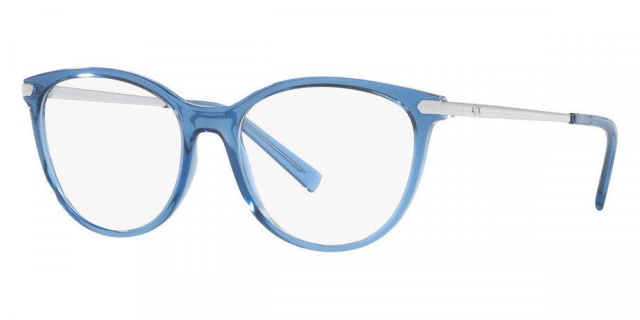 Color: Shiny Transparent Blue (8238) - Armani Exchange AX3078823853