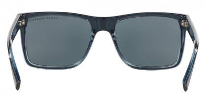 Armani Exchange™ AX4016 Sunglasses in Black/Transparent Blue Gray |  