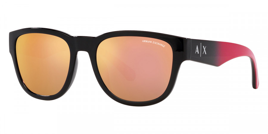 Color: Shiny Black/Violet (81861T) - Armani Exchange AX4115SU81861T54