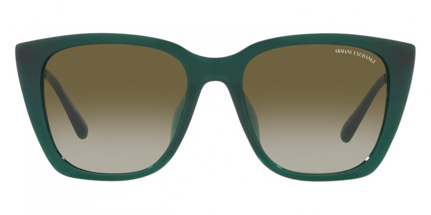 Armani Exchange™ AX4116SU 82428E 53 Shiny Opaline Green Sunglasses