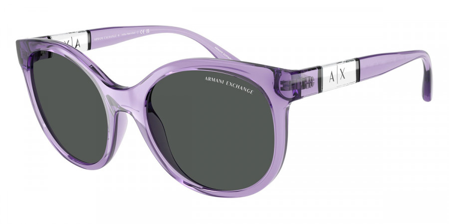 Armani Exchange™ AX4120S 823687 54 - Shiny Transparent Purple