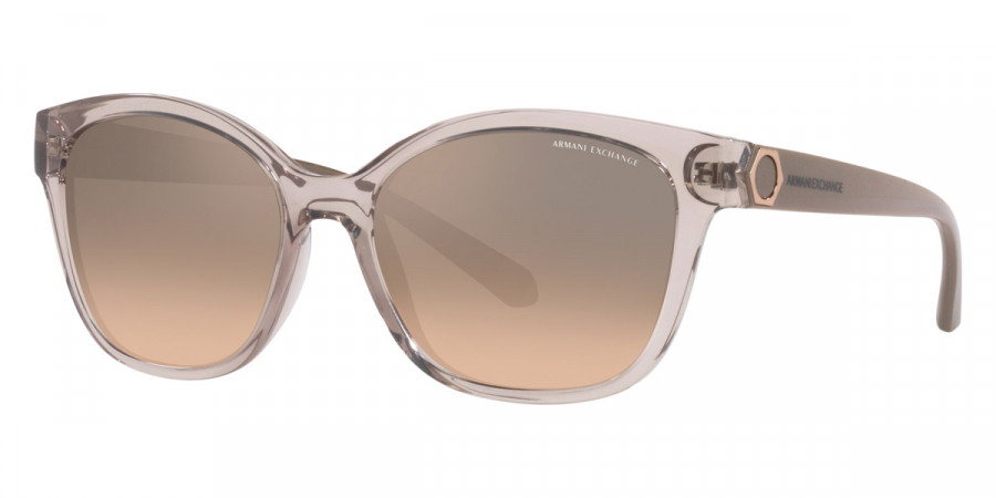 Color: Shiny Transparent Tundra (82408Z) - Armani Exchange AX4127S82408Z54