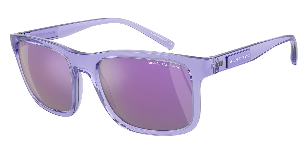 Armani exchange purple glasses online