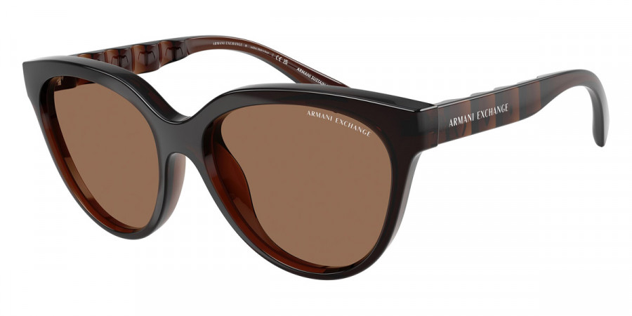 Armani Exchange™ AX4148SU 835773 56 - Shiny Transparent Brown