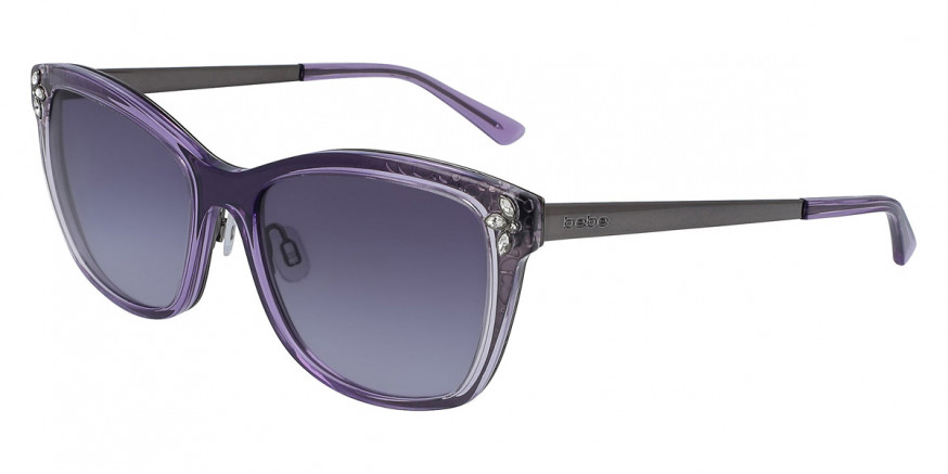 bebe™ BB7214 500 55 Plum Gradient Sunglasses