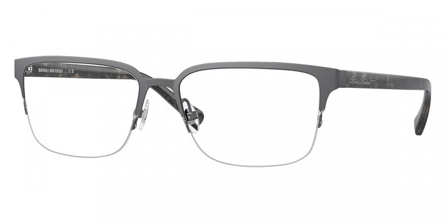 Brooks Brothers™ BB1113T 1035 55 - Matte Gunmetal/Gray Tortoise