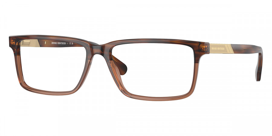 Brooks Brothers™ BB2019 6171 55 - Transparent Brown Horn