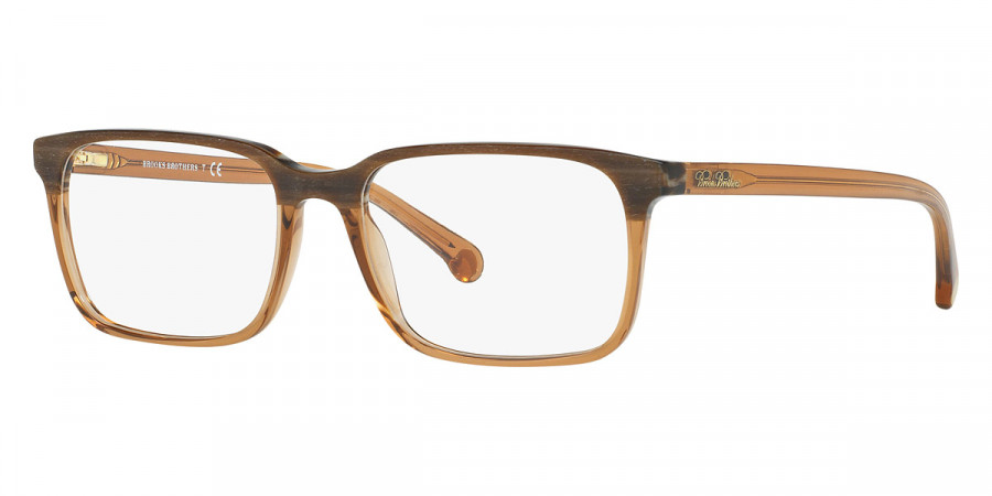 Color: Brown Wood/Brown Translucent (6122) - Brooks Brothers BB2033612256