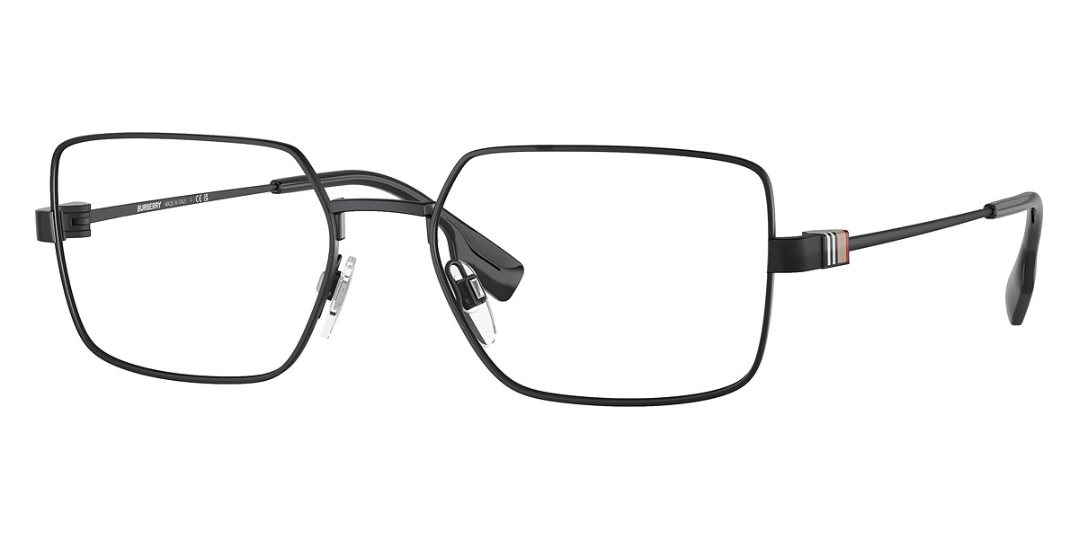 Burberry™ BE1380 1007 54 Black Eyeglasses