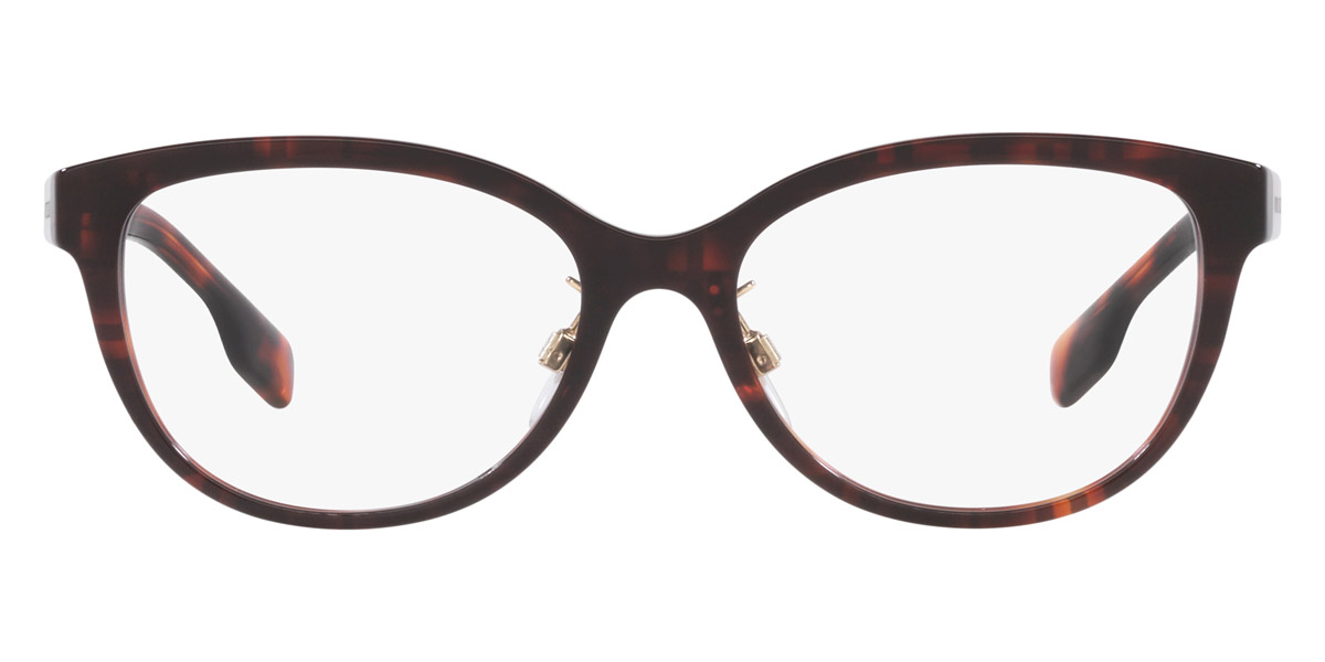 Burberry™ Esme BE2357F 3984 54 Top Check/Red Havana Eyeglasses