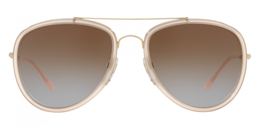 Burberry™ BE3090Q 1246T5 58 Brushed Gold/Pink Sunglasses