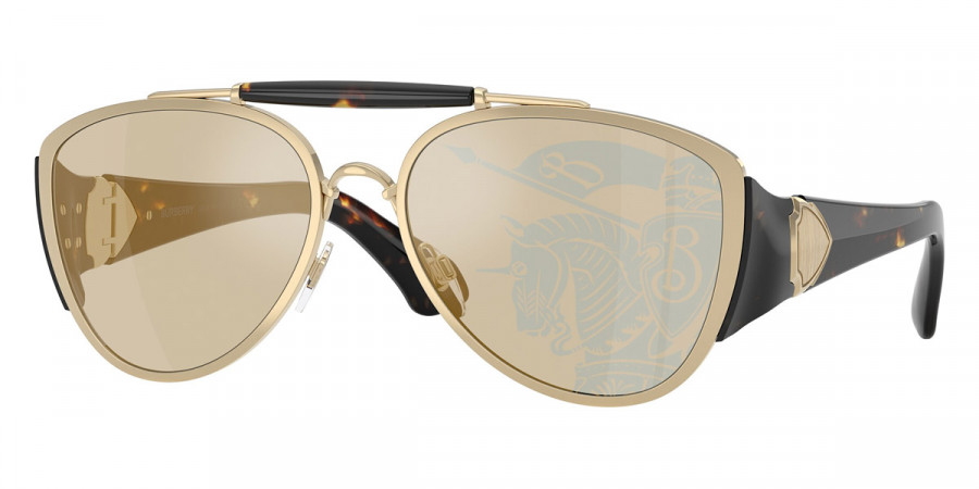 Burberry™ BE3161 1109P4 60 - Light Gold/Dark Havana