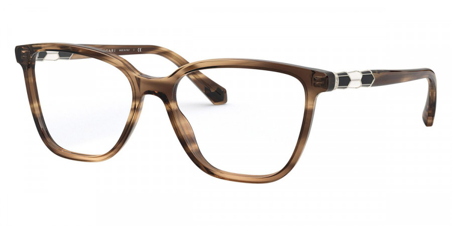 Color: Striped Brown (5240) - Bvlgari BV4184B524052