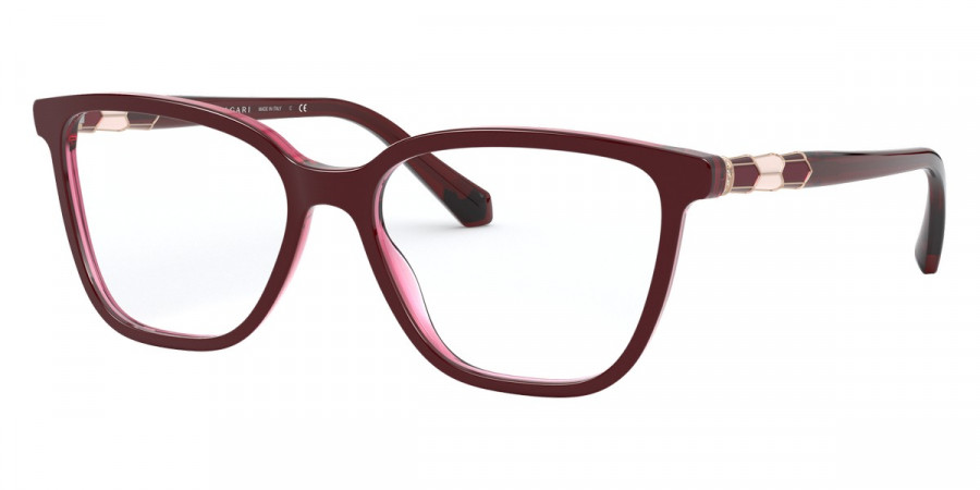 Color: Bordeaux on Transparent Red (5469) - Bvlgari BV4184B546954