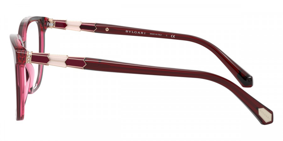 Color: Bordeaux on Transparent Red (5469) - Bvlgari BV4184B546954