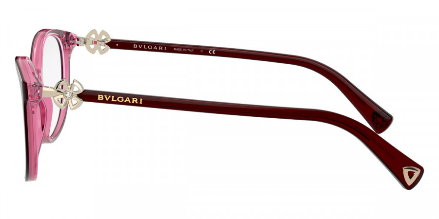 Color: Bordeaux on Transparent Red (5469) - Bvlgari BV4185BF546954