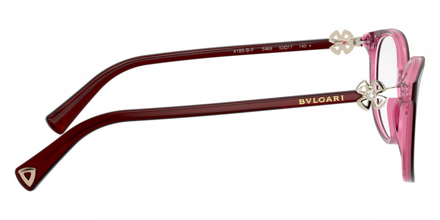Color: Bordeaux on Transparent Red (5469) - Bvlgari BV4185BF546954