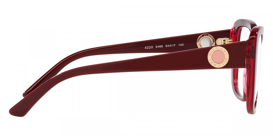 Color: Bordeaux on Transparent Red (5469) - Bvlgari BV4220546954