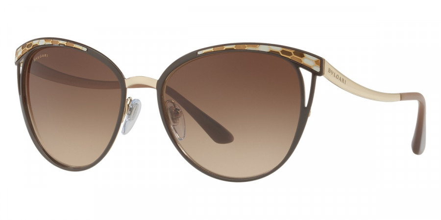 Color: Brown/Pale Gold (203013) - Bvlgari BV608320301356