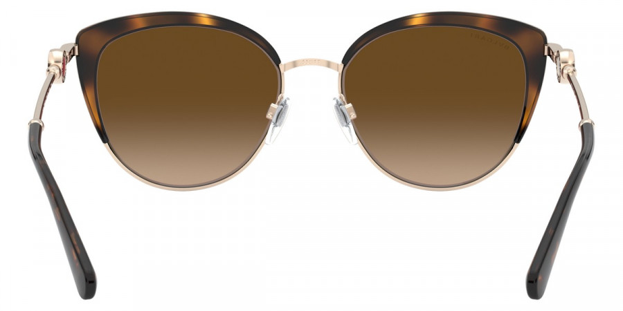 Color: Pale Gold/Dark Havana (278/13) - Bvlgari BV6133278/1355