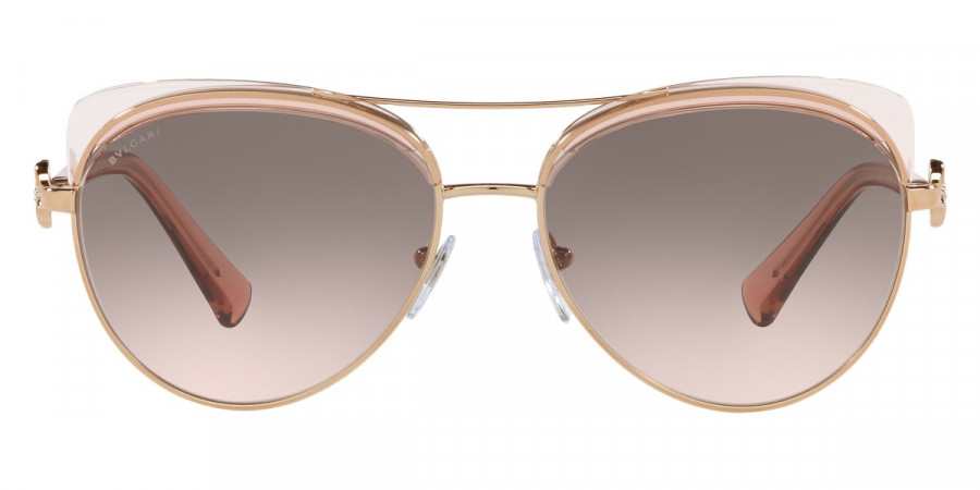 Bvlgari™ BV6164B 20143B 57 - Pink Gold/Transparent Pink