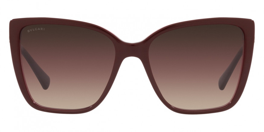 Bvlgari™ BV8247B 5469E2 55 Bordeaux on Transparent Red Sunglasses
