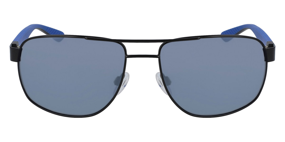 Calvin Klein Men's Sunglasses Classic Square Matte Black/Cobalt