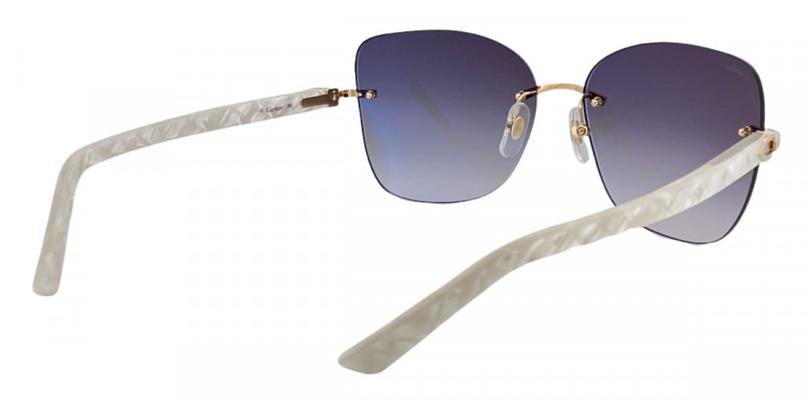 Color: Gold/White (001) - Cartier CT0001RS00157