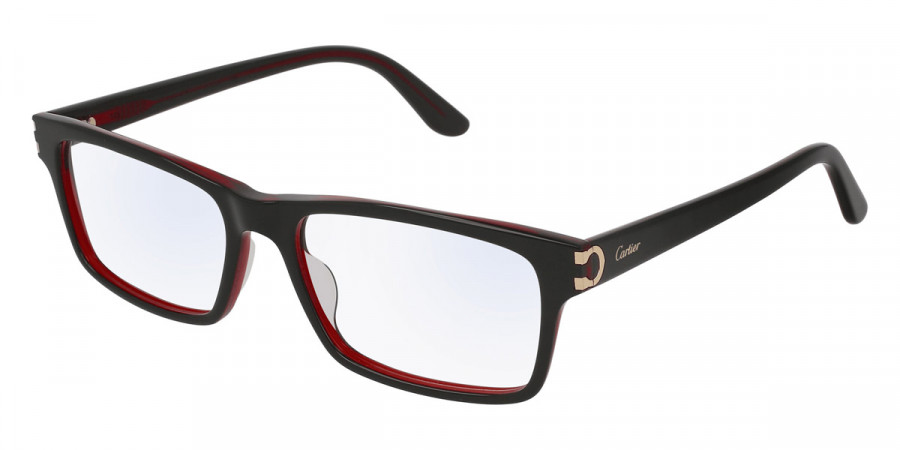 Cartier™ CT0005O 008 55 - Black C Décor