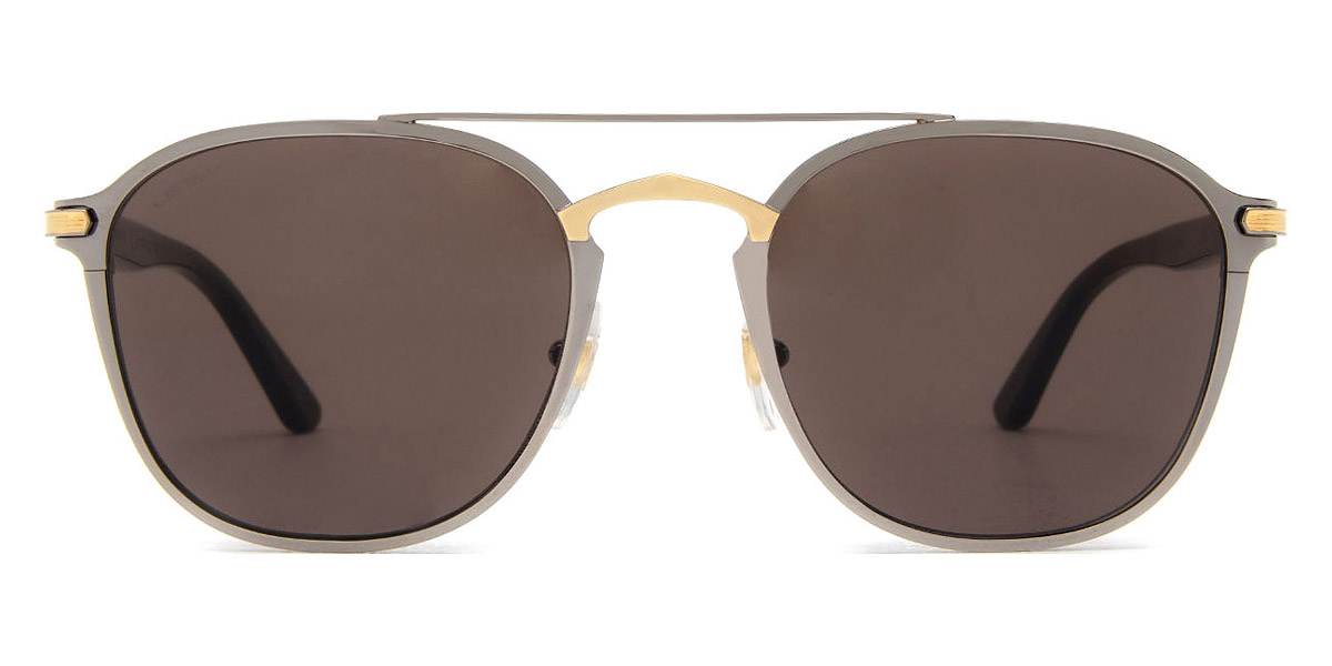 Cartier CT0012S 004 54 Gold Black Sunglasses