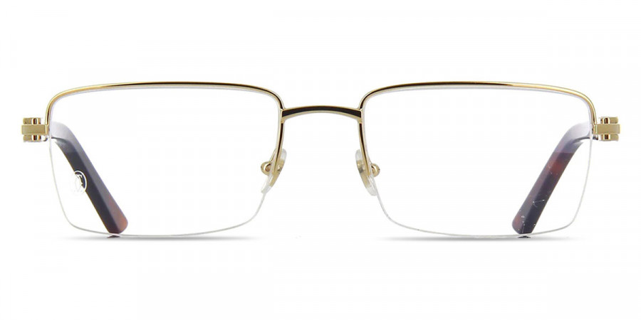 Cartier™ CT0042O 003 55 - Gold/Havana Décor C