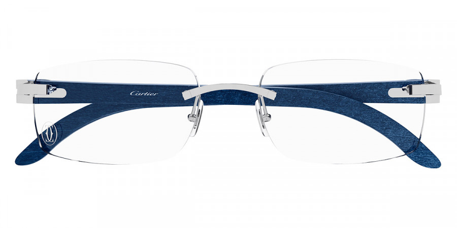 Color: Silver/Blue (007) - Cartier CT0052O00753