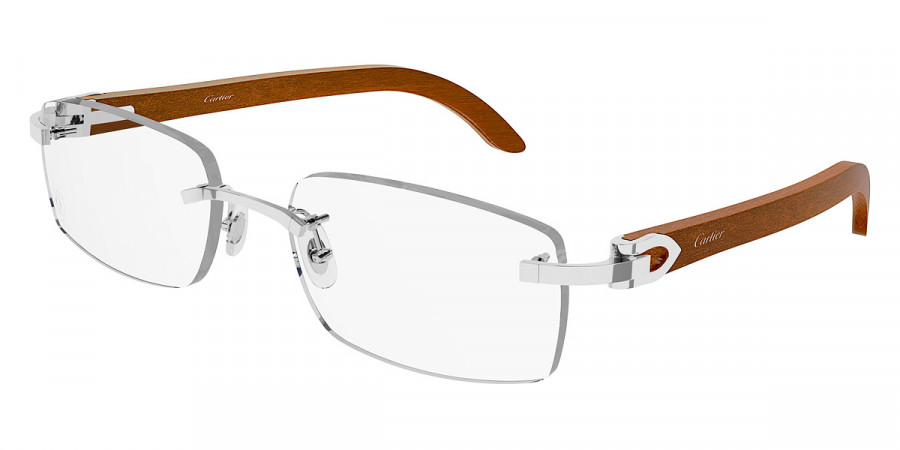 Color: Silver/Brown (009) - Cartier CT0052O00953