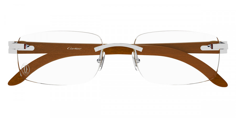 Color: Silver/Brown (009) - Cartier CT0052O00953