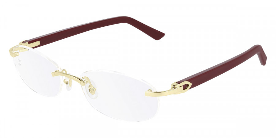 Color: Gold/Burgundy (003) - Cartier CT0056O00352