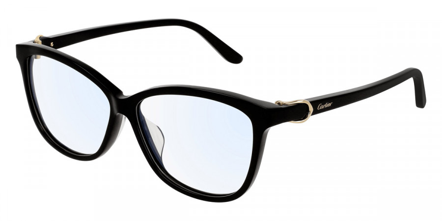 Cartier™ CT0129OA 001 55 - Black C Décor