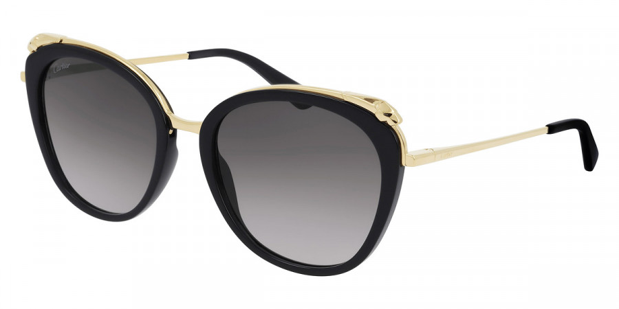 Color: Black/Gold (001) - Cartier CT0150S00155