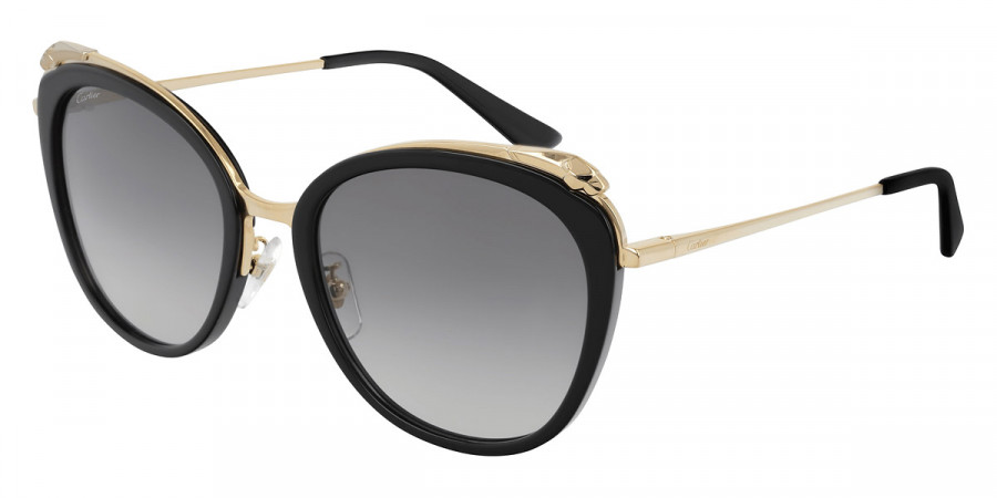 Color: Black/Gold (001) - Cartier CT0150SA00156