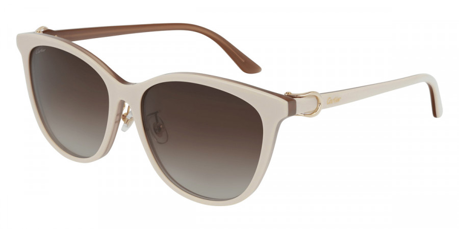 Cartier™ CT0186SA 004 57 - Ivory C Décor