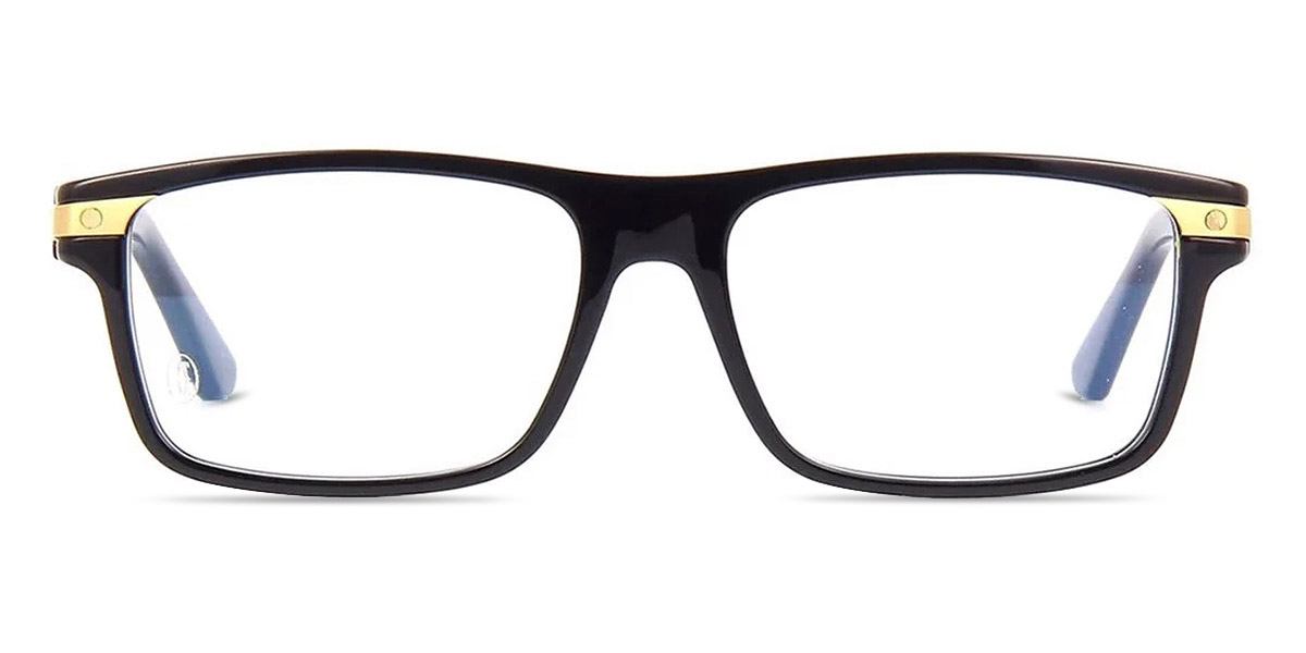 Cartier CT0191O 005 58 Black Eyeglasses