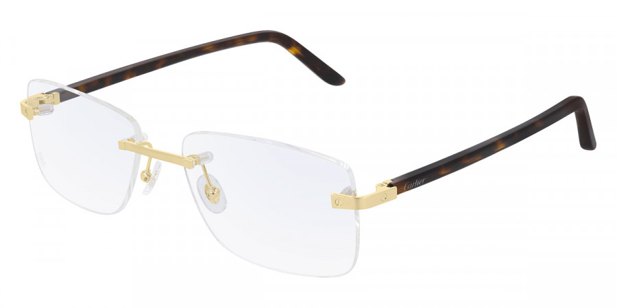 Color: Gold/Havana (003) - Cartier CT0216OA00357