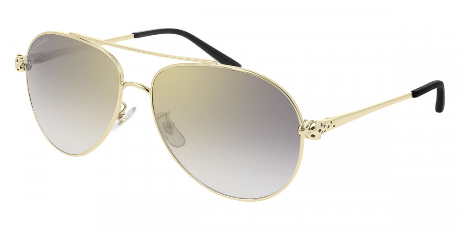 Cartier™ CT0233S 001 61 - Gold Panthère De Cartier