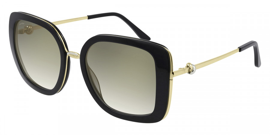 Color: Black/Gold (001) - Cartier CT0246S00154